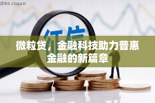 王益微粒贷，金融科技助力普惠金融的新篇章