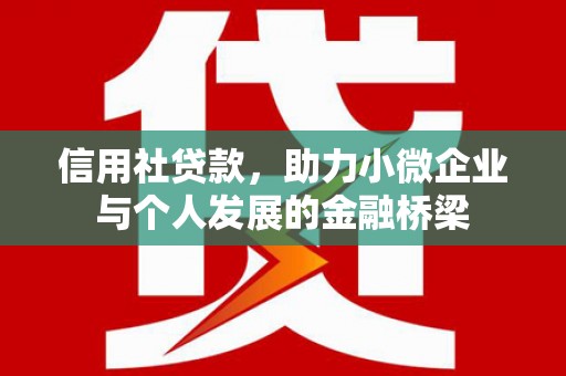 王益信用社贷款，助力小微企业与个人发展的金融桥梁