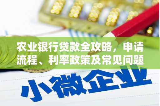 王益农业银行贷款全攻略，申请流程、利率政策及常见问题解析