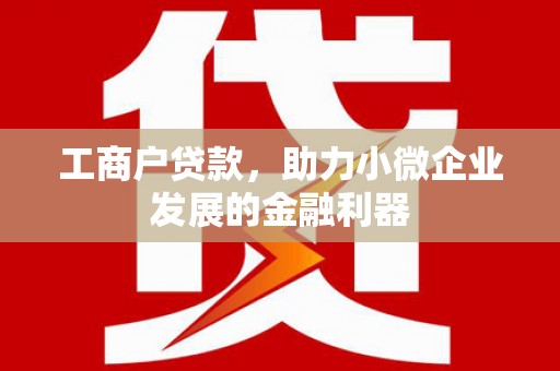 王益工商户贷款，助力小微企业发展的金融利器