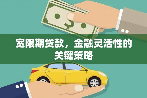 王益宽限期贷款，金融灵活性的关键策略