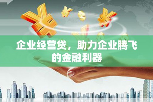 王益企业经营贷，助力企业腾飞的金融利器