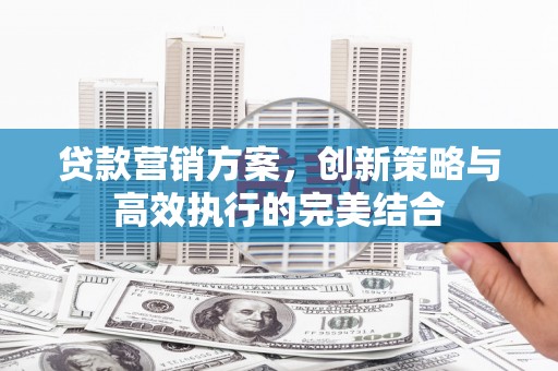 王益贷款营销方案，创新策略与高效执行的完美结合