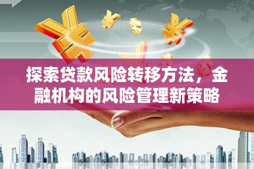 王益探索贷款风险转移方法，金融机构的风险管理新策略