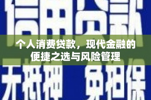 王益个人消费贷款，现代金融的便捷之选与风险管理