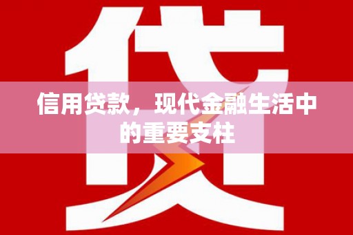 王益信用贷款，现代金融生活中的重要支柱