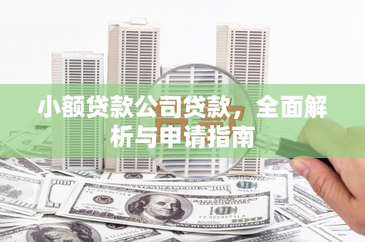 王益小额贷款公司贷款，全面解析与申请指南