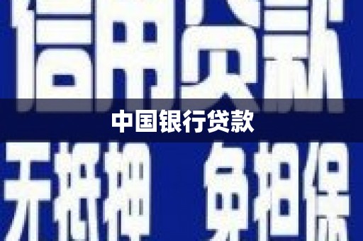 王益中国银行贷款