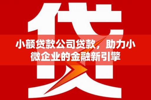 王益小额贷款公司贷款，助力小微企业的金融新引擎
