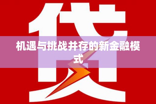 王益机遇与挑战并存的新金融模式