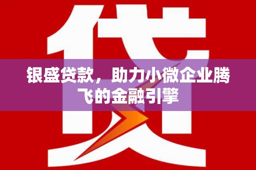 王益银盛贷款，助力小微企业腾飞的金融引擎