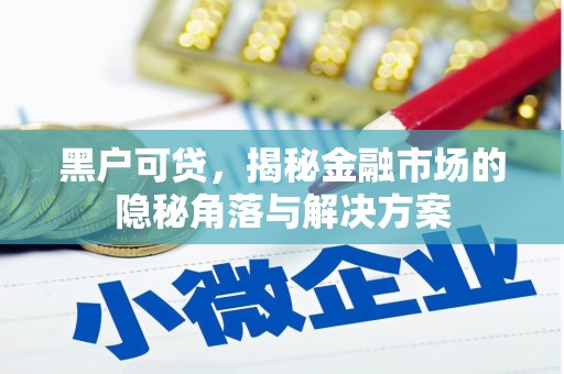 王益黑户可贷，揭秘金融市场的隐秘角落与解决方案