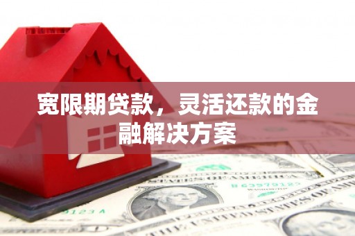 王益宽限期贷款，灵活还款的金融解决方案