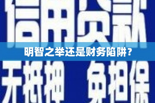 王益明智之举还是财务陷阱？