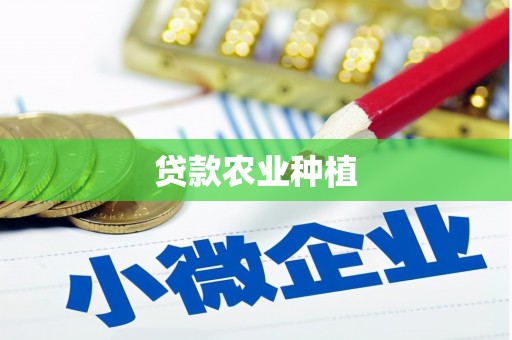 王益贷款农业种植