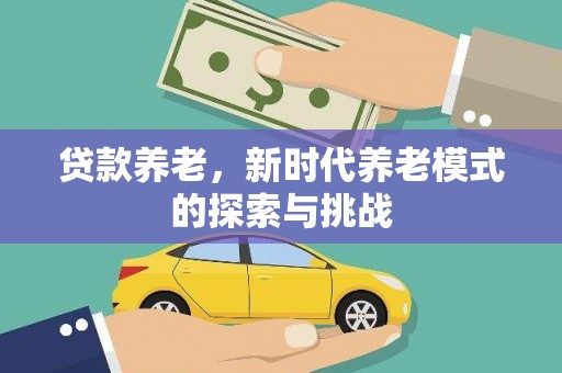 王益贷款养老，新时代养老模式的探索与挑战