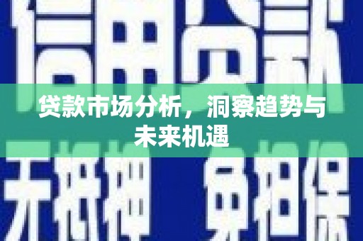 王益贷款市场分析，洞察趋势与未来机遇