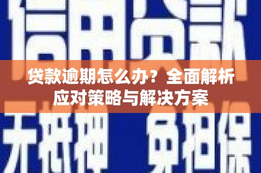 王益贷款逾期怎么办？全面解析应对策略与解决方案