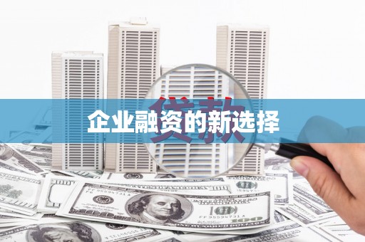 王益企业融资的新选择