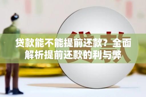王益贷款能不能提前还款？全面解析提前还款的利与弊