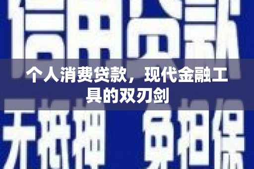 王益个人消费贷款，现代金融工具的双刃剑