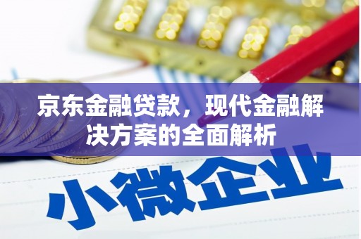 王益京东金融贷款，现代金融解决方案的全面解析