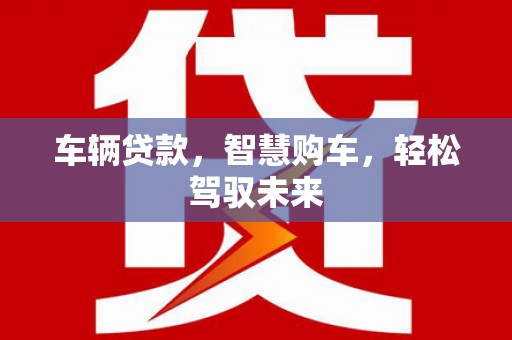 王益车辆贷款，智慧购车，轻松驾驭未来