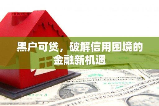 王益黑户可贷，破解信用困境的金融新机遇