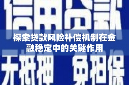 王益探索贷款风险补偿机制在金融稳定中的关键作用