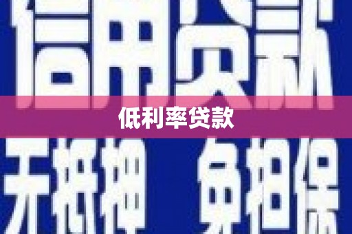 王益低利率贷款