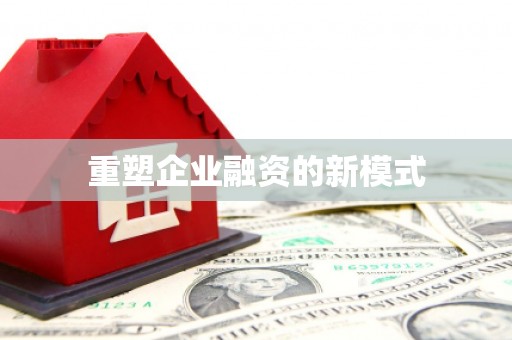王益重塑企业融资的新模式
