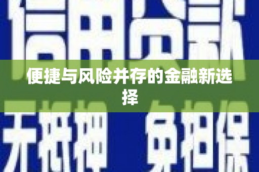 王益便捷与风险并存的金融新选择