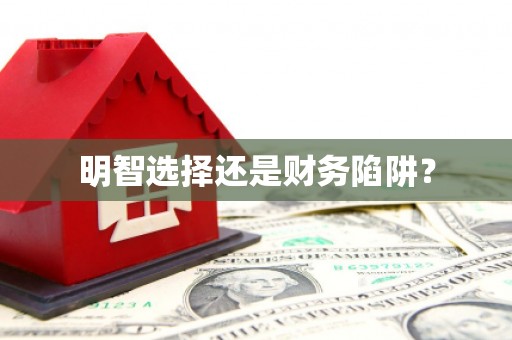 王益明智选择还是财务陷阱？