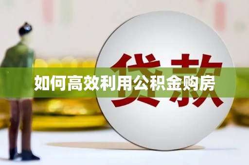 王益如何高效利用公积金购房