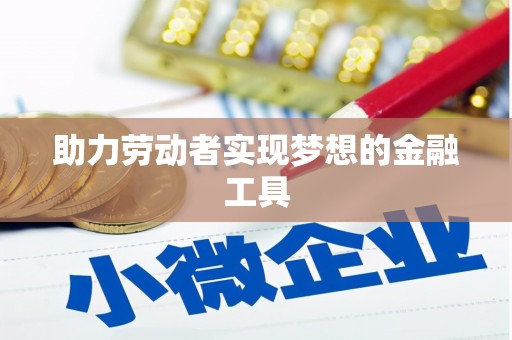 王益助力劳动者实现梦想的金融工具
