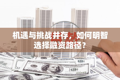 王益机遇与挑战并存，如何明智选择融资路径？