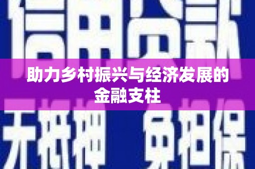 王益助力乡村振兴与经济发展的金融支柱